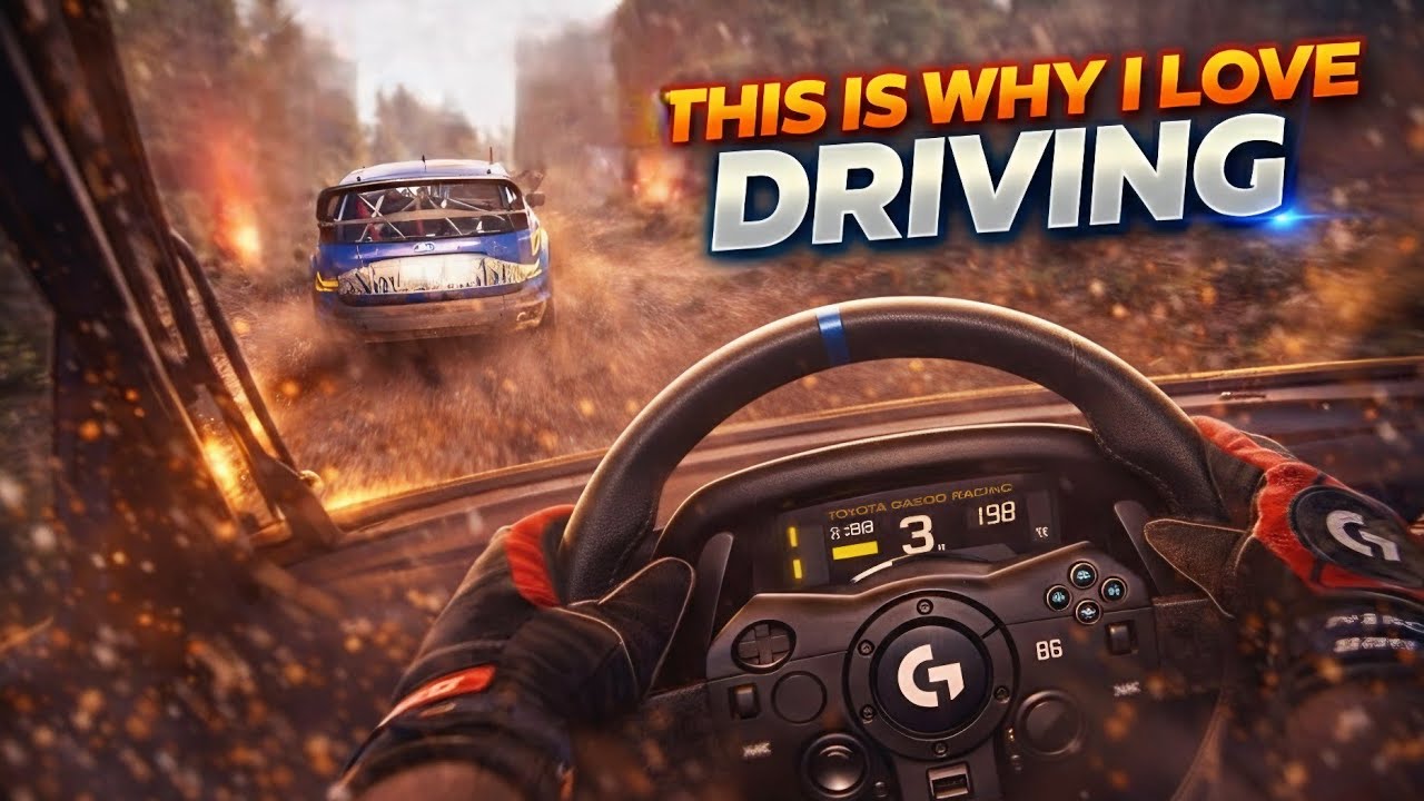 Fearless Driving | Ford vintage Rally Handcam – That’s Why I Love Rally | Logitech G29 
