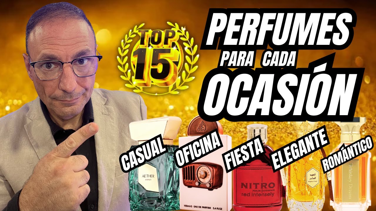 15 perfumes ÁRABES para cada OCASIÓN