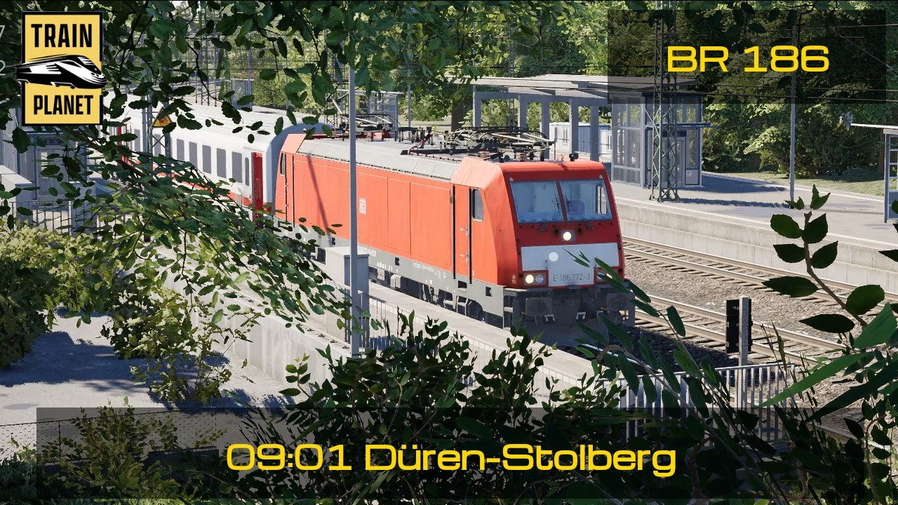 Train Planet (Demo) | BE 186 | 09:01 Düren-Stolberg