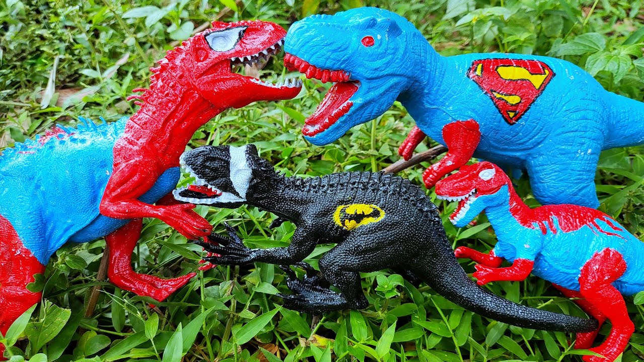 Dinosaurus Jurassic World Dominion: T-rex, Brachiosaurus, Catnap, King Kong, Godzilla, Skibidi