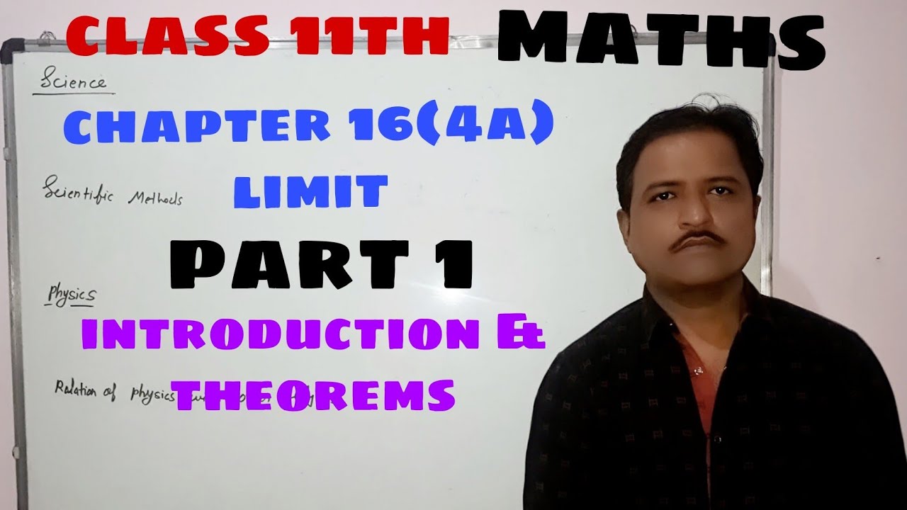 | class 11th maths chapter 16 (4a) limit part 1 ||