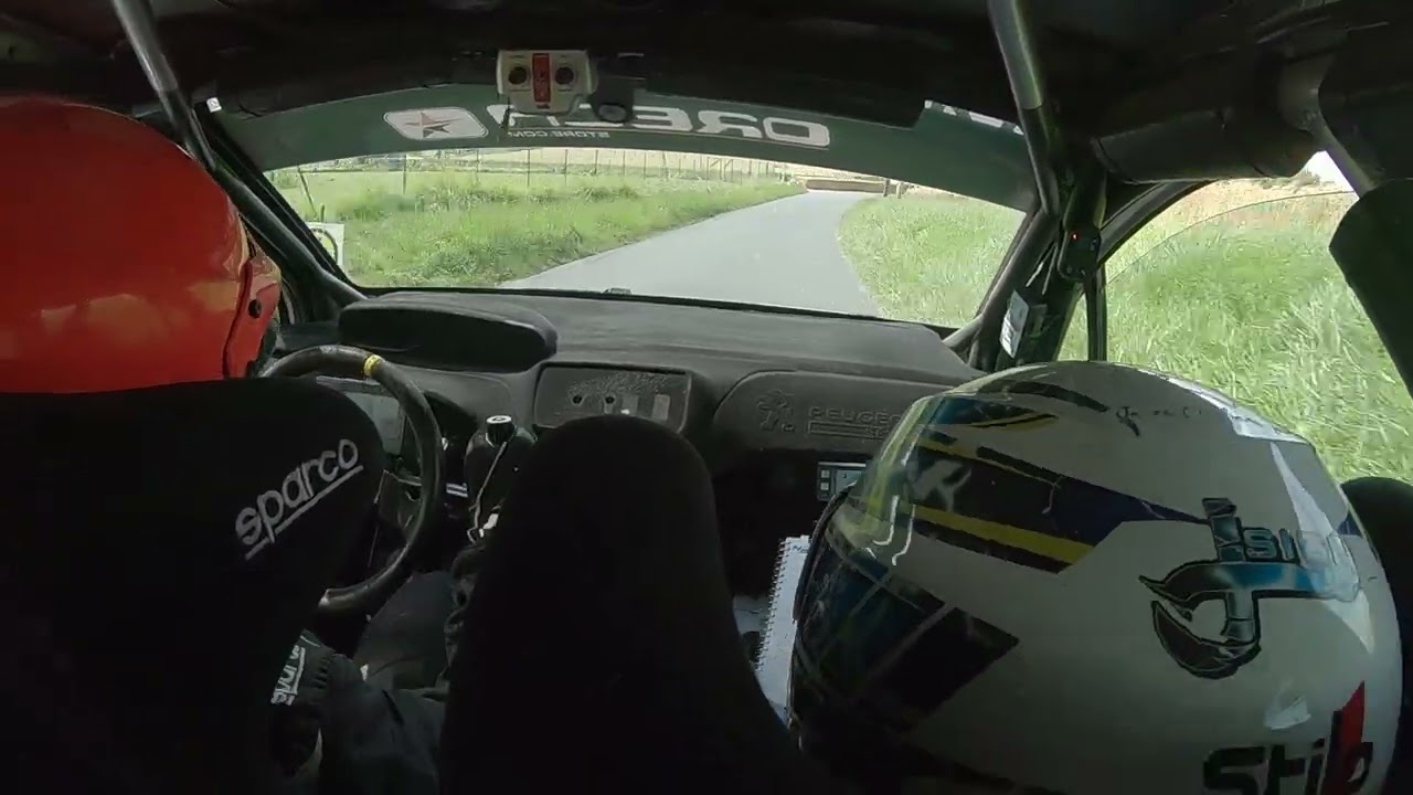 Rallye vins chinon 2024 Es3 L.Zambon / M.Perrinaud 208 R2