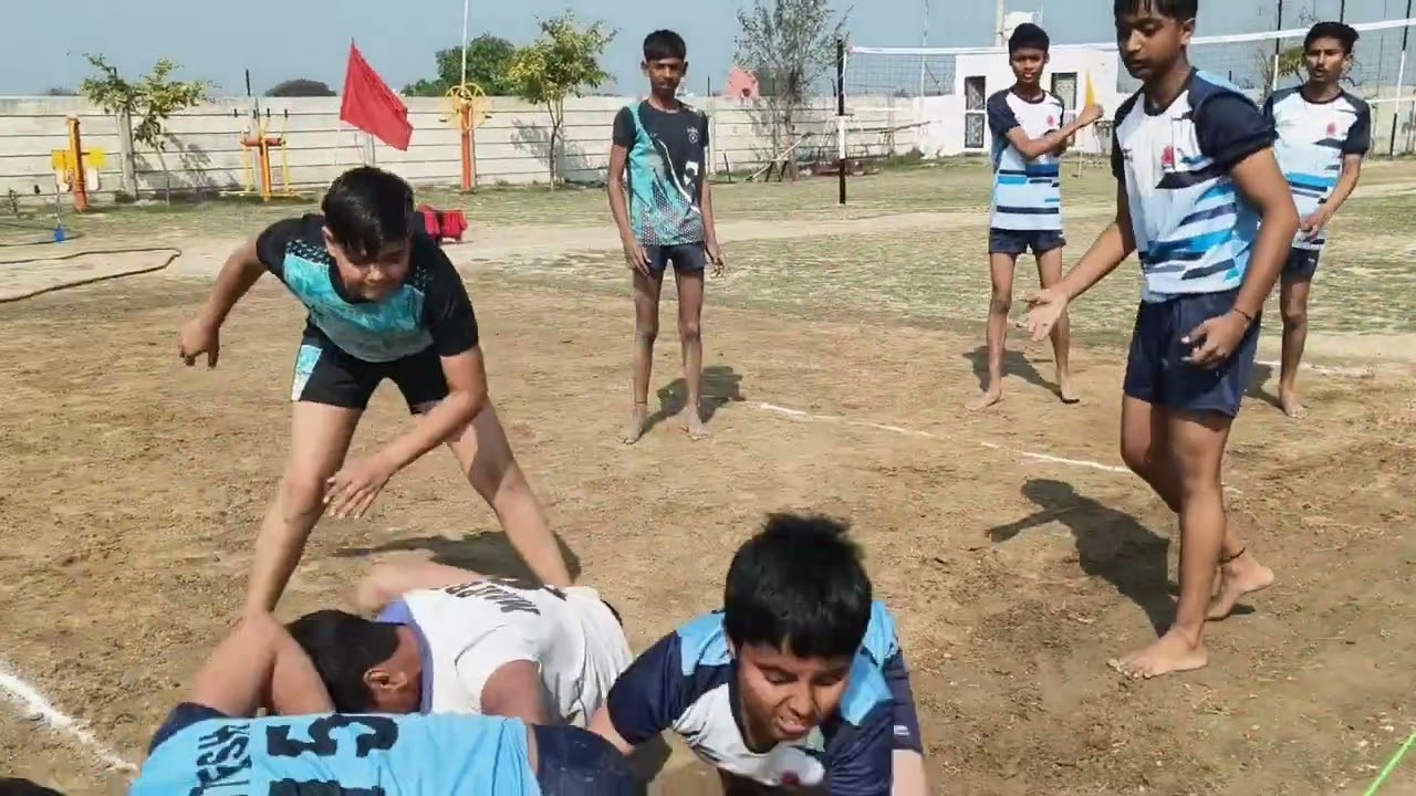 Very high voltage kabaddi match in sports meet at Guru teg Bahadur public school Kheri sharf ali 