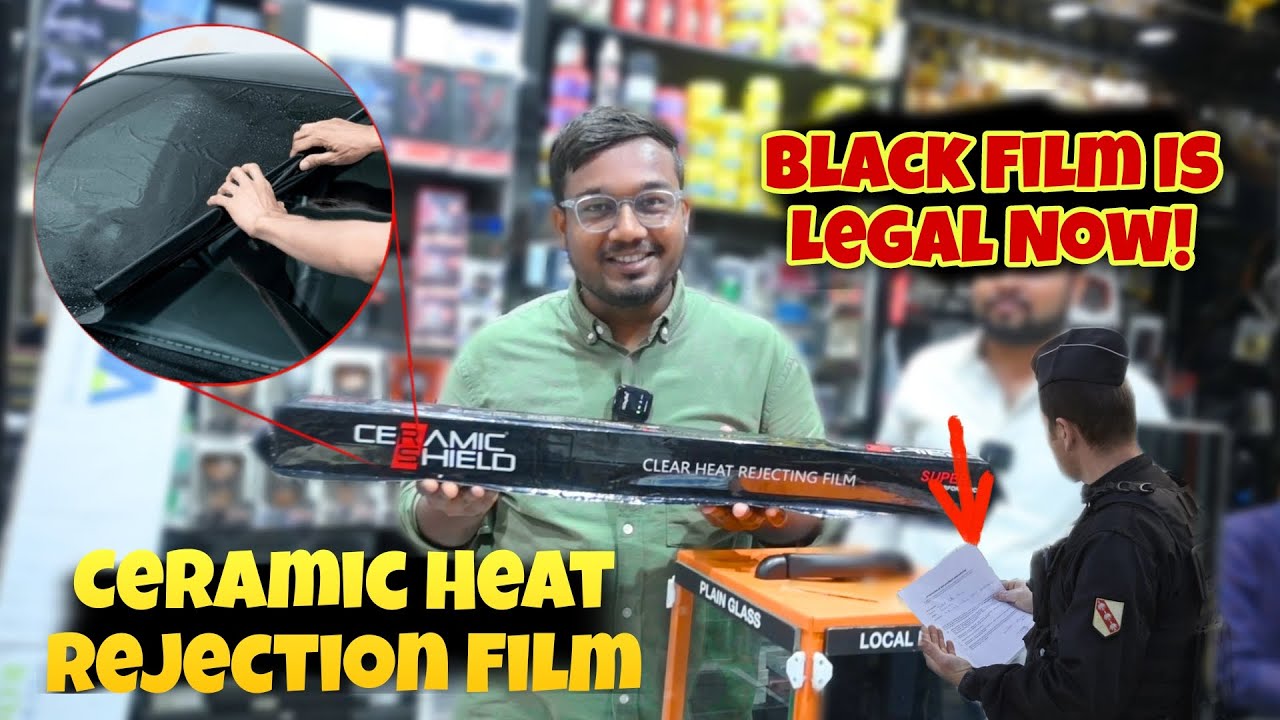 Car Window Tint Legal in India 🇮🇳  No More Challan 100% Legal Window Film 🚘 Ceramic Shield Tint 2025