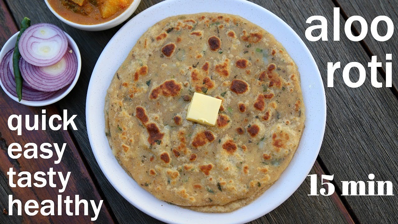 aloo roti recipe | आलू की रोटी | easy breakfast recipe | how to make alu roti or aloo ka paratha