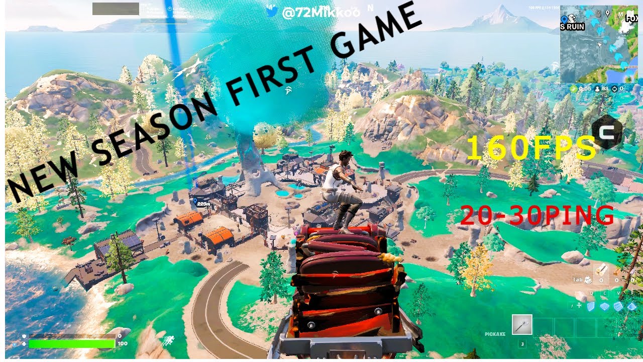 NEW SEASON C6 S4 FIRST RANKED GAME GAMEPLAY | FORTNITE BR |