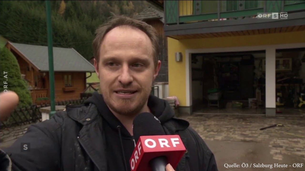 Hochwasser und Zivilschutzalarm in Muhr im Lungau