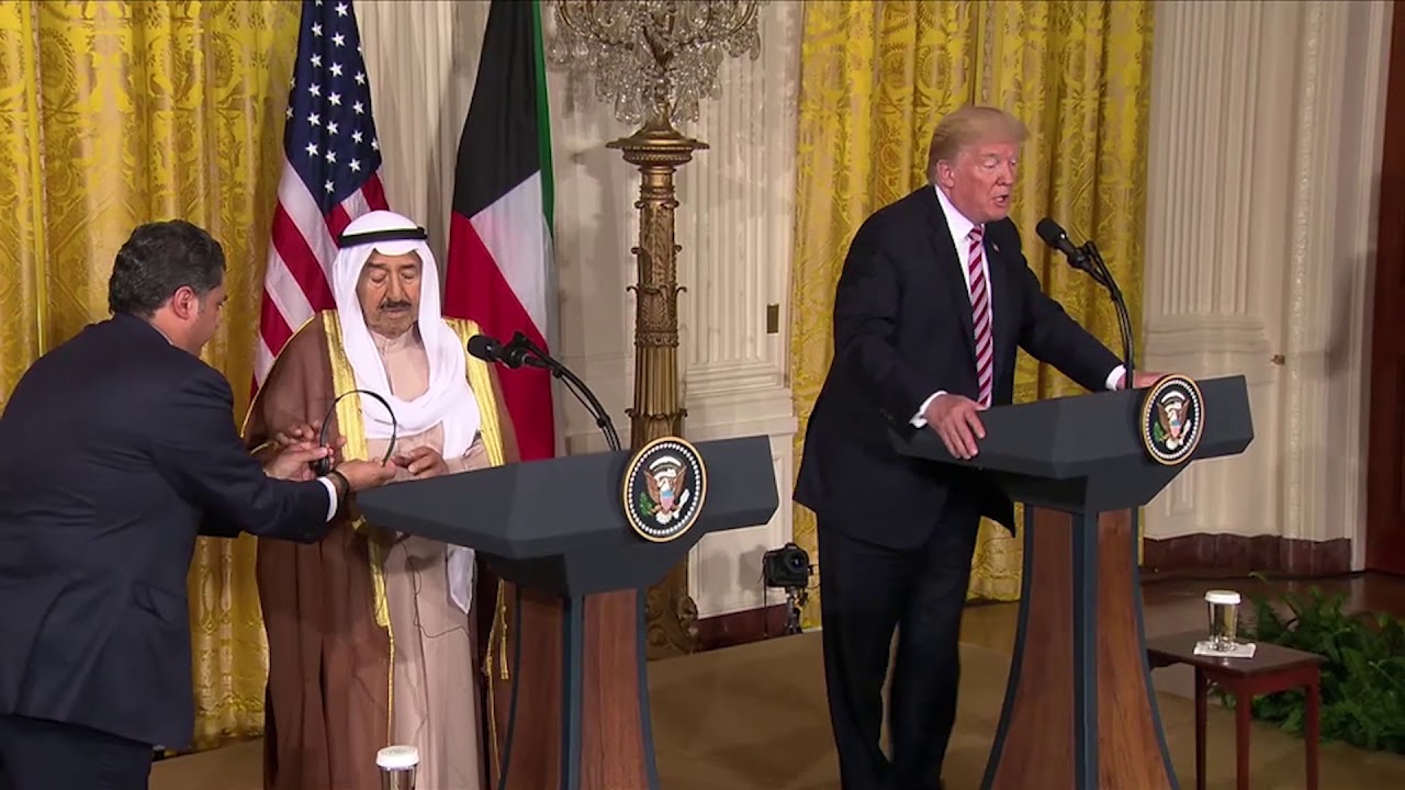 President Trump's full press conference with Kuwait's emir