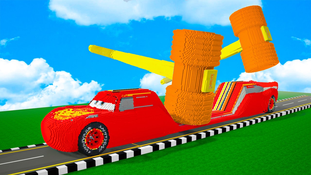 TOY HAMMER vs CARS in Teardown