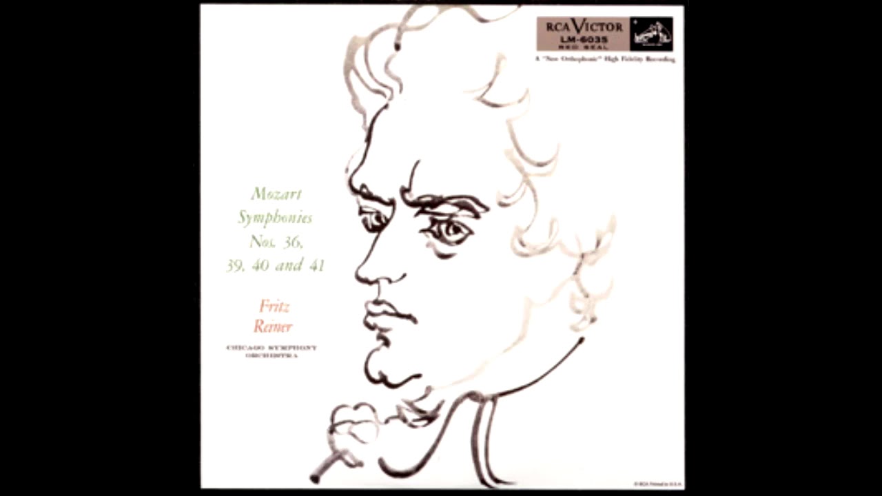 MOZART: Symphony No. 40 in G minor KV 550 / Reiner · Chicago Symphony Orchestra