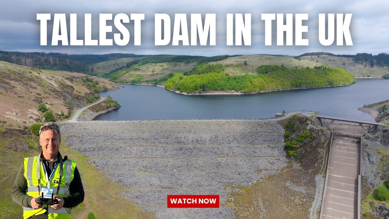 Llyn Brianne Dam – The Tallest Dam in the UK | DJI Mavic 3 Pro 4K Aerial Drone Footage
