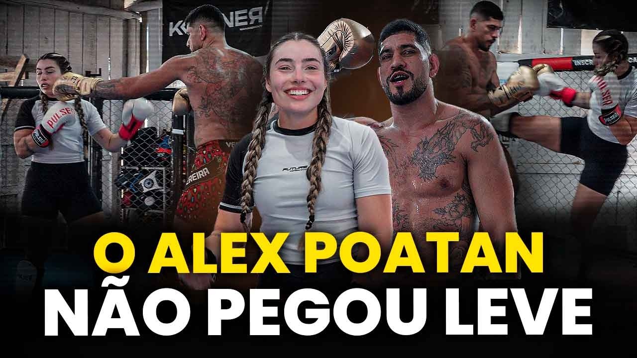 LUTEI COM UM CAMPEÃO do UFC | sparring real com alex 