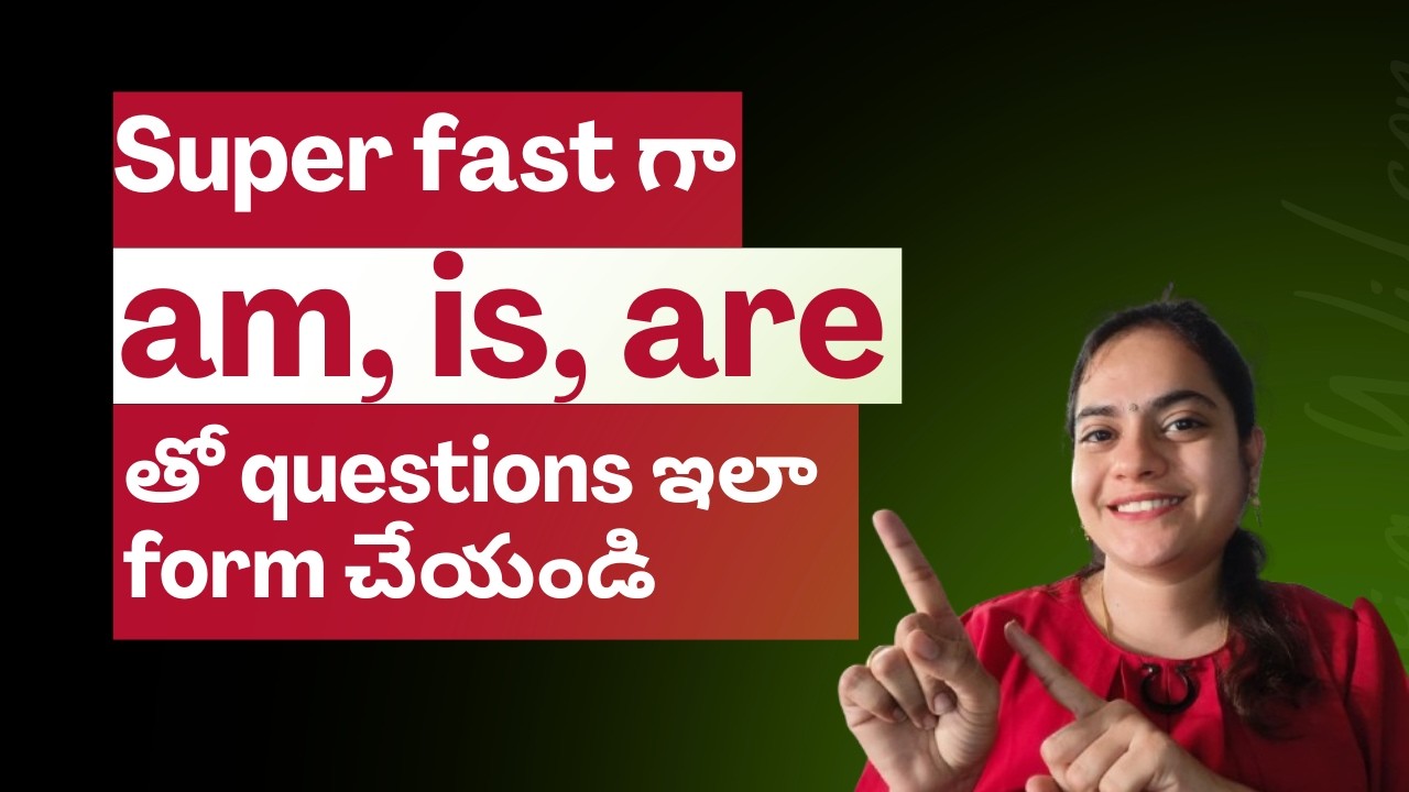 The easiest way to form questions with am, is, are