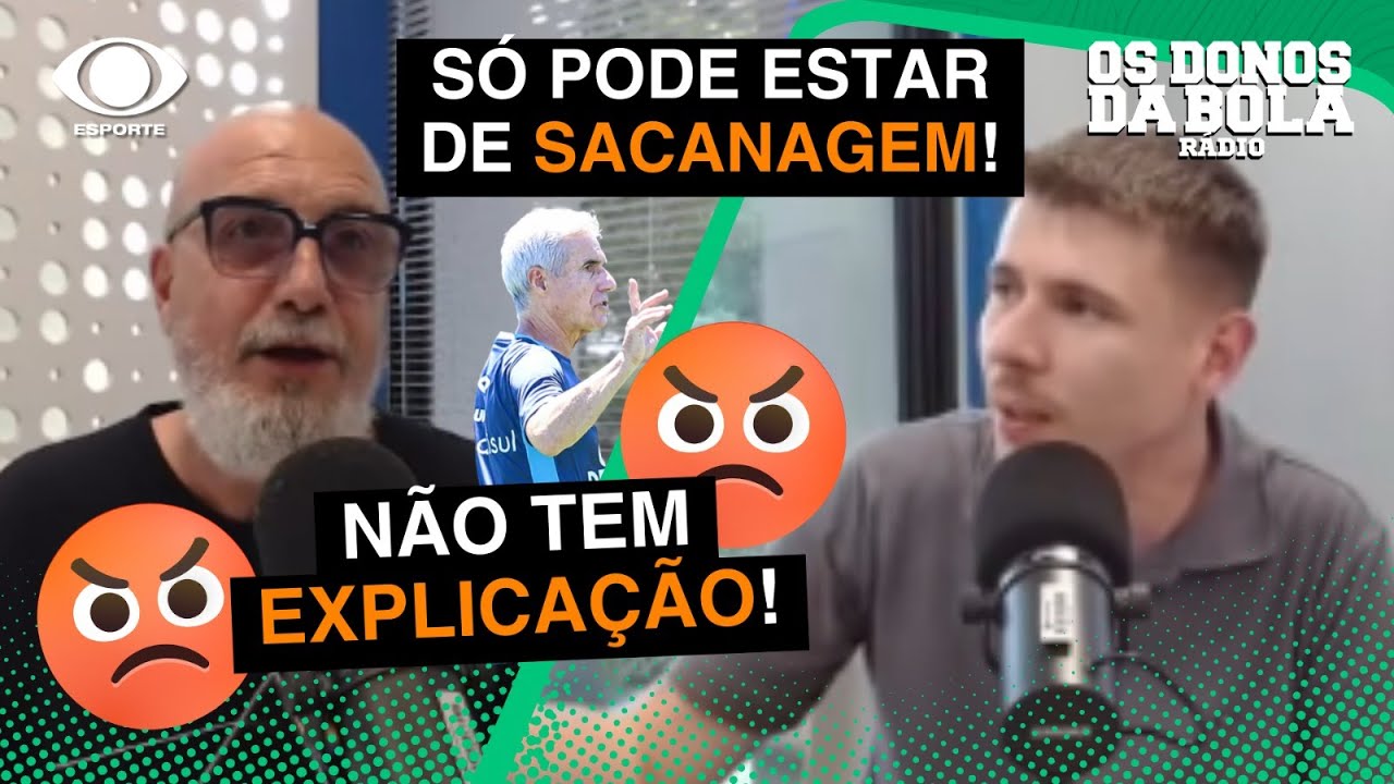 INACREDITÁVEL! ISSO NÃO TEM EXPLICAÇÃO! O RIBEIRO NETO ENLOUQUECEU COM A MUDANÇA DO LUÍS CASTRO!