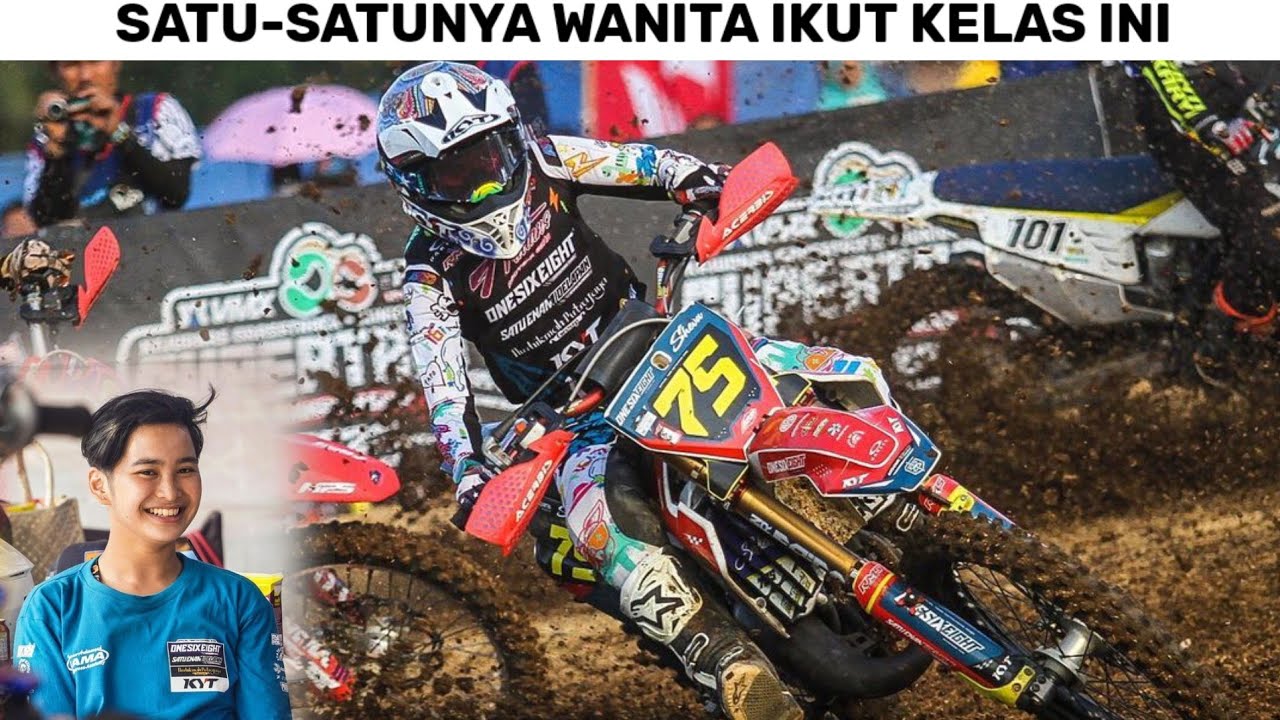 Gokil Sheva Ardiansyah Satu-satunya Wanita Cantik Melawan Pembalap Pria