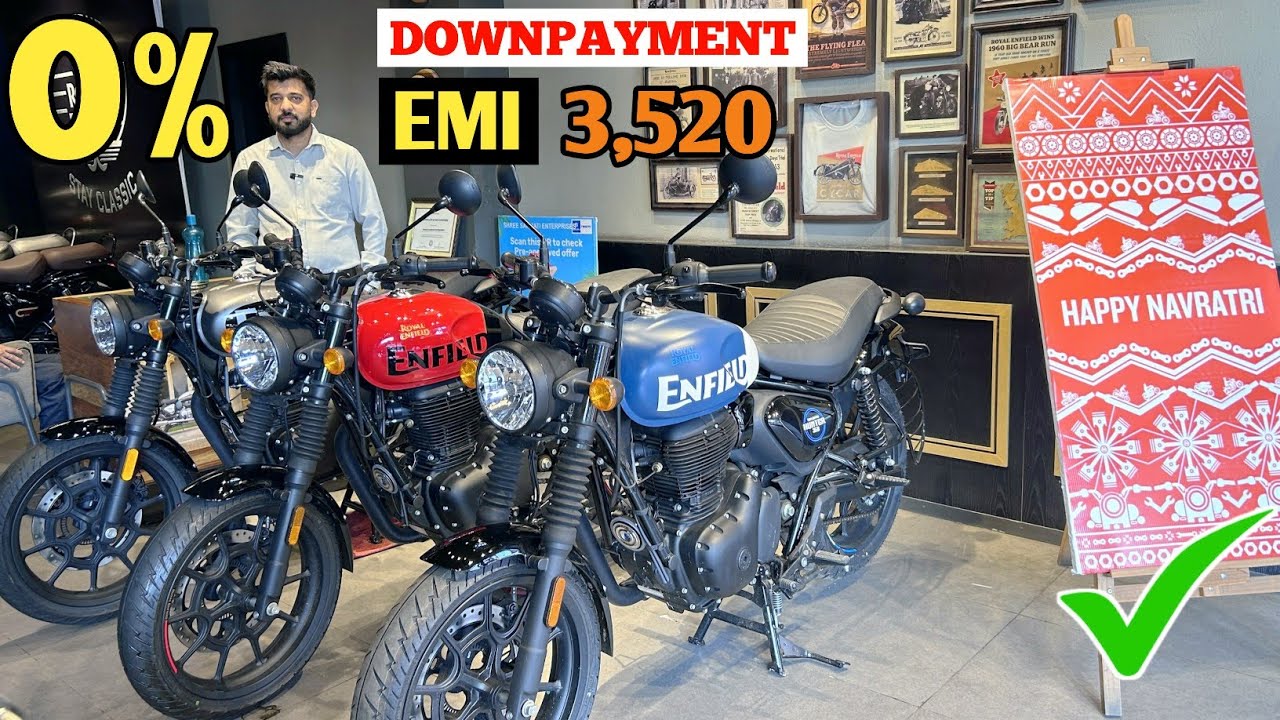 New Royal Enfield Hunter 350 Best Finance EMI Document 😱 😲 || Down Payment ✔️ || Easy Loan Details 🤯