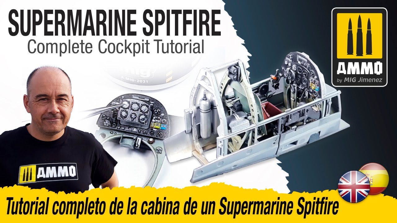 Supermarine Spitfire Complete Cockpit Tutorial / Tutorial de la cabina de un Supermarine Spitfire