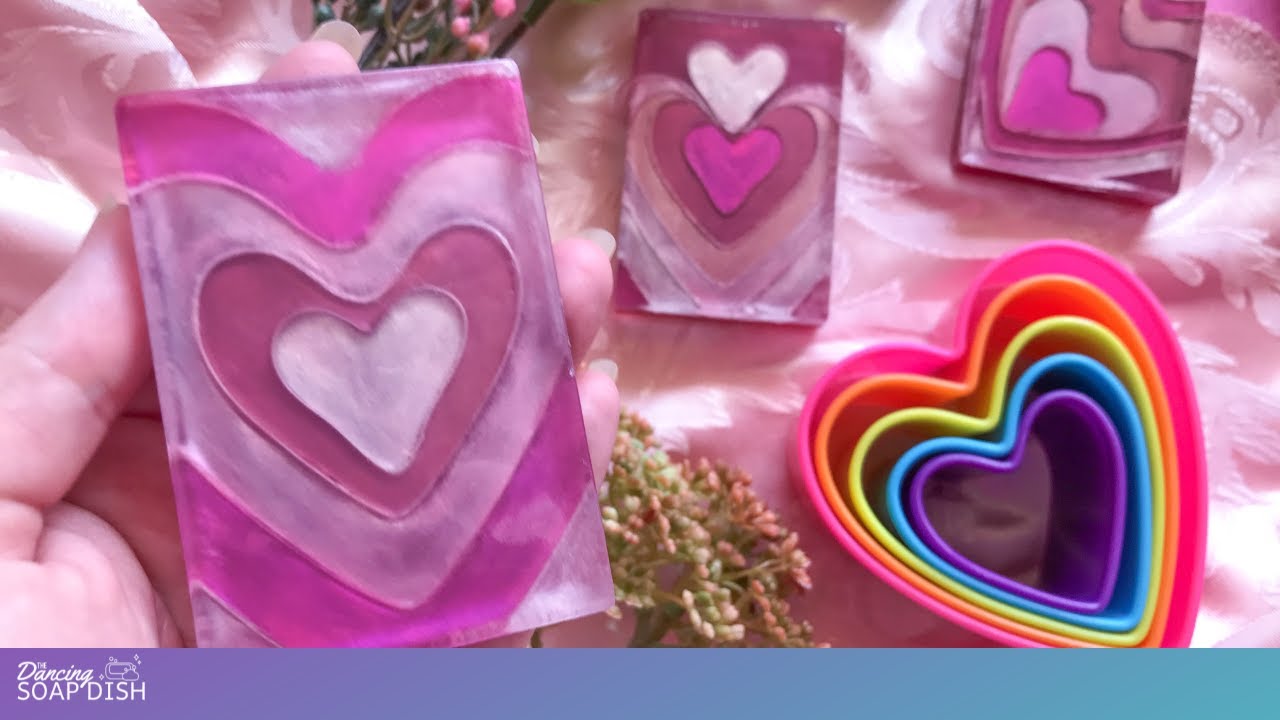 Nested Cookie Cutter Melt and Pour Soap Technique / Valentine's Day Project / Tweak of the Week