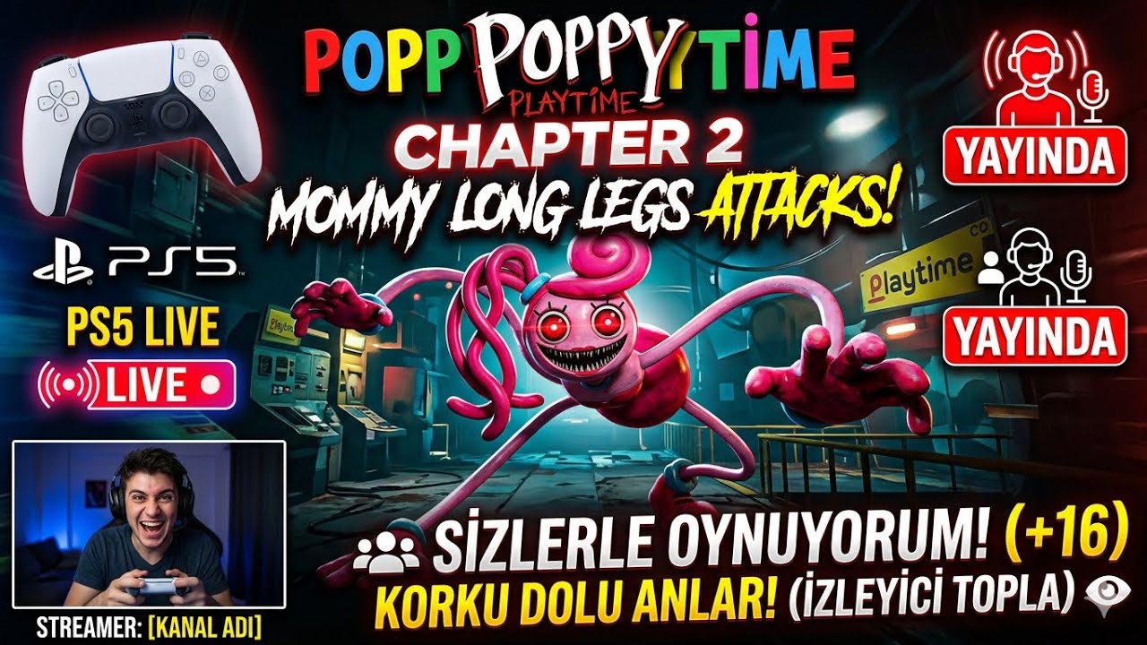Sizlerle Poppy Playtime Chapter 2 Oynuyoruz Gelen Gelsin