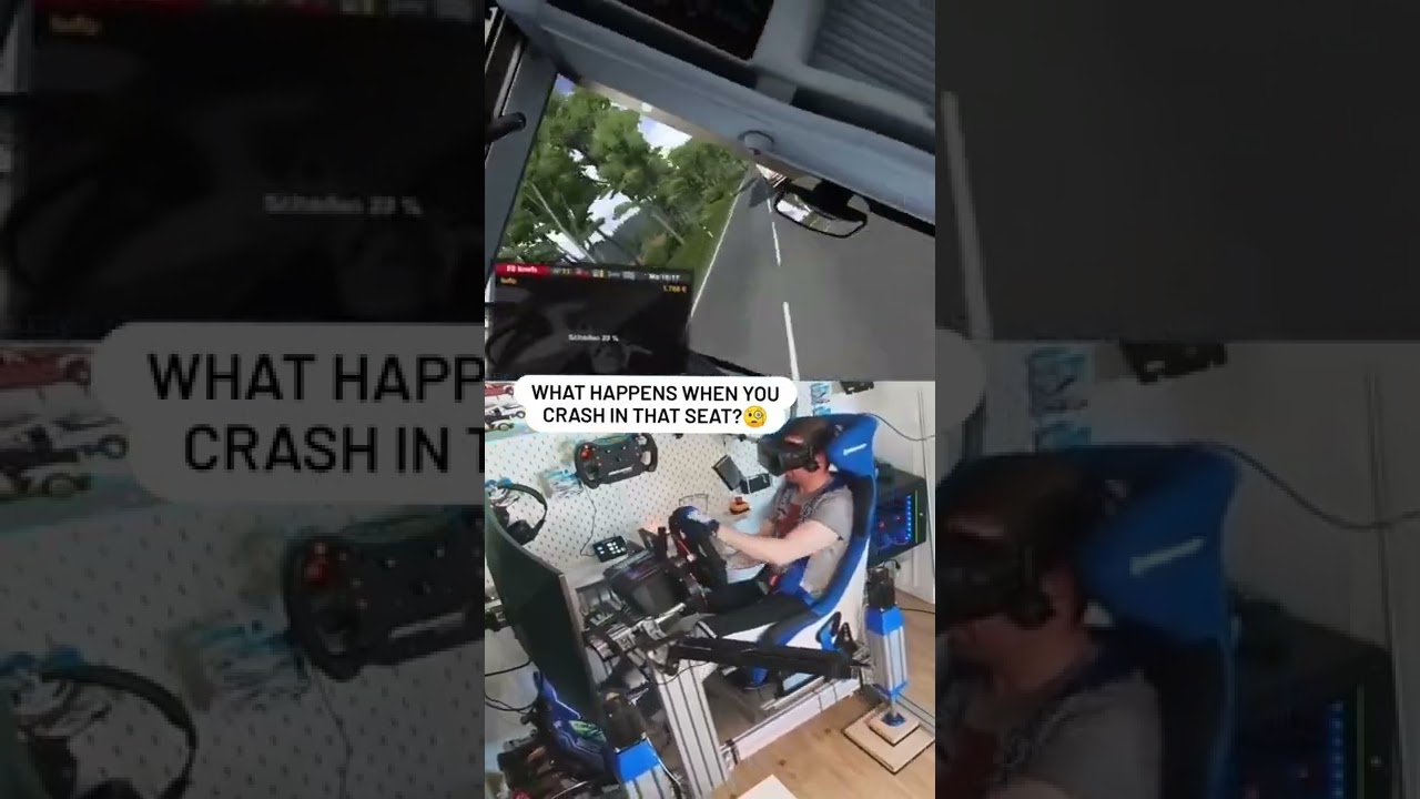 ETS2 FAIL | MOTION SIM+VR 