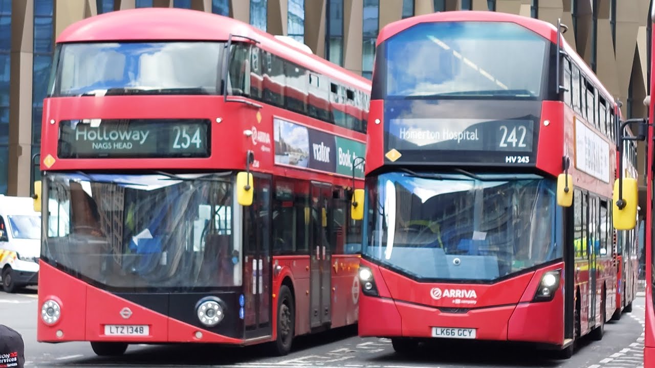 FRV - Arriva London LK66 GCY HV243 - 242 Aldgate - Homerton Hospital