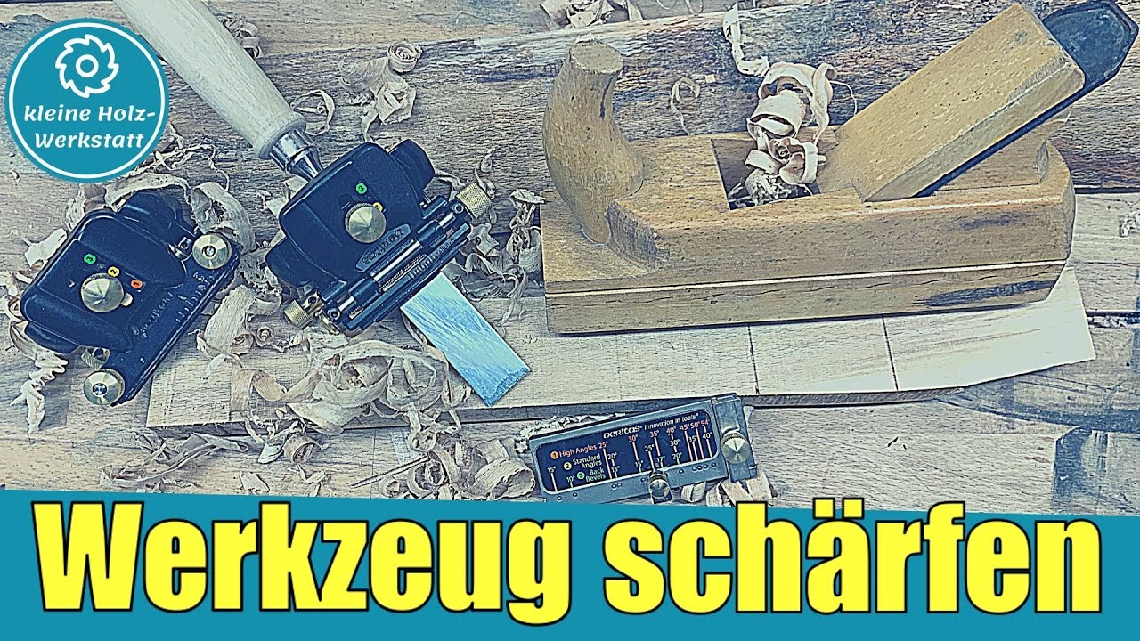 Braucht man unbedingt eine Schleifhilfe?⎜Veritas MKII Deluxe⎜kleine holzwerkstatt