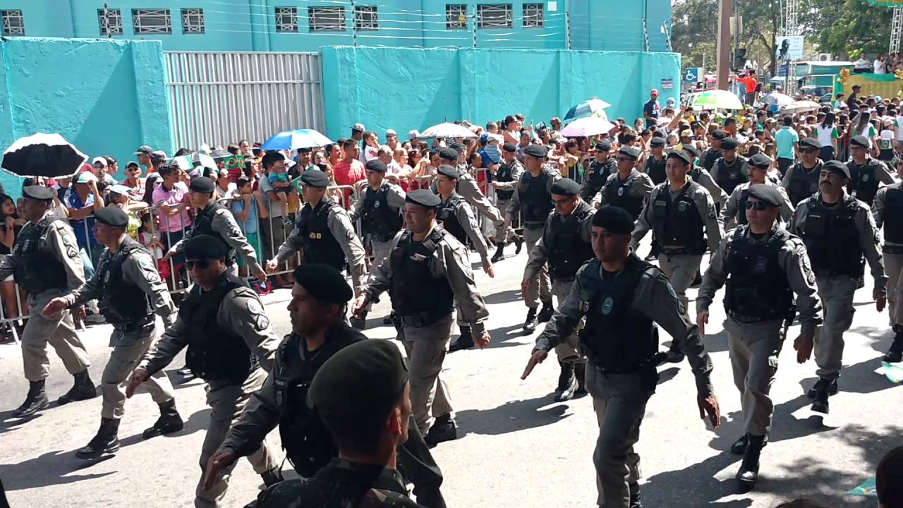 Desfile 7 de setembro campina grande PB Policia militar