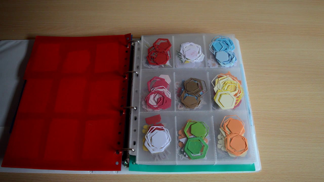 Como organizar Die Cuts, Tags, sellos - Fácil y económico Scrapbook
