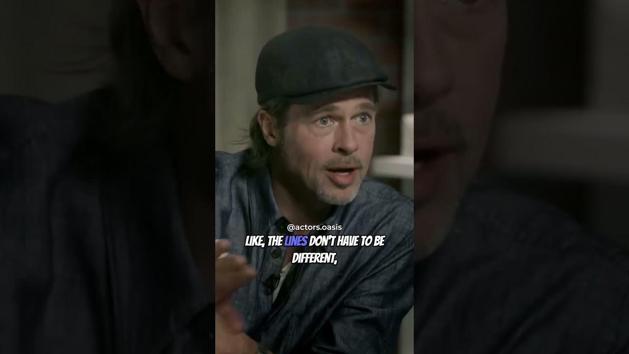 Brad Pitt's HELPFUL Acting Advice!