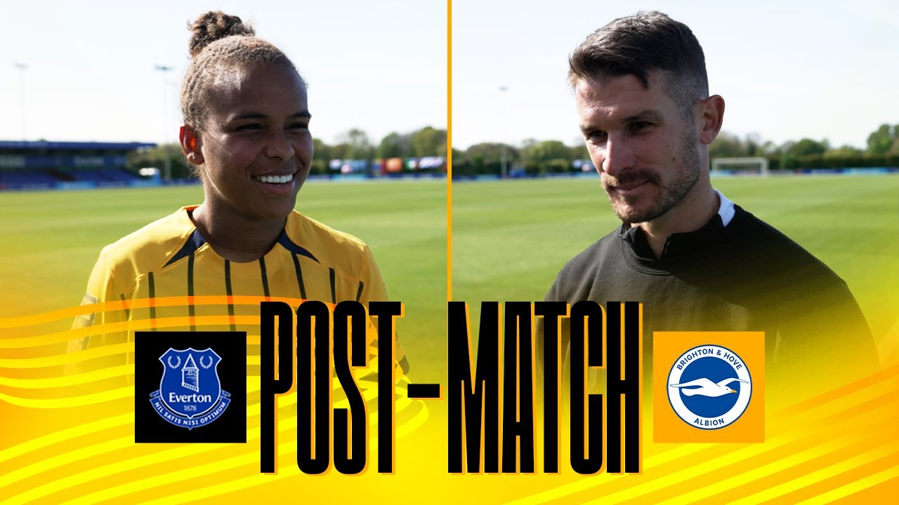 POST-MATCH | Vidosic And Parris | Everton v Brighton