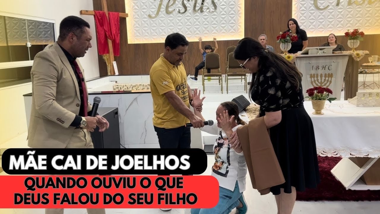 Mãe caí de joelhos ao ouvir revelação de Deus!!!