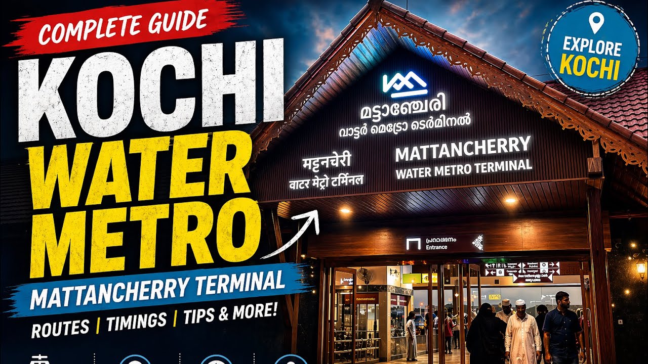 High Court to Mattancherry Kochi Water Metro Service Inaugurated