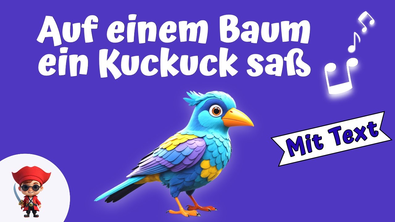 Auf einem Baum ein Kuckuck saß - Kinderlieder zum Mitsingen | Tonpiraten