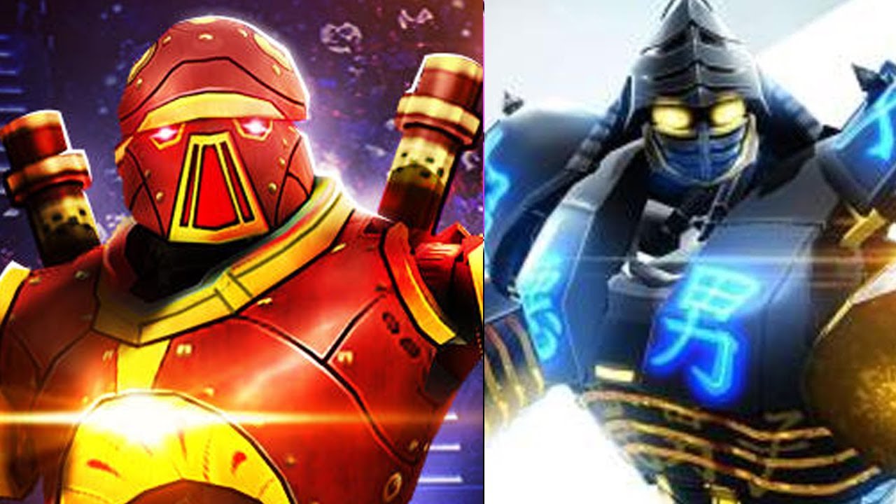 REAL STEEL WRB Crimson Carnage против Aquabot, Hollowjack, Blockbuster, Fat Boy и Danger Zone