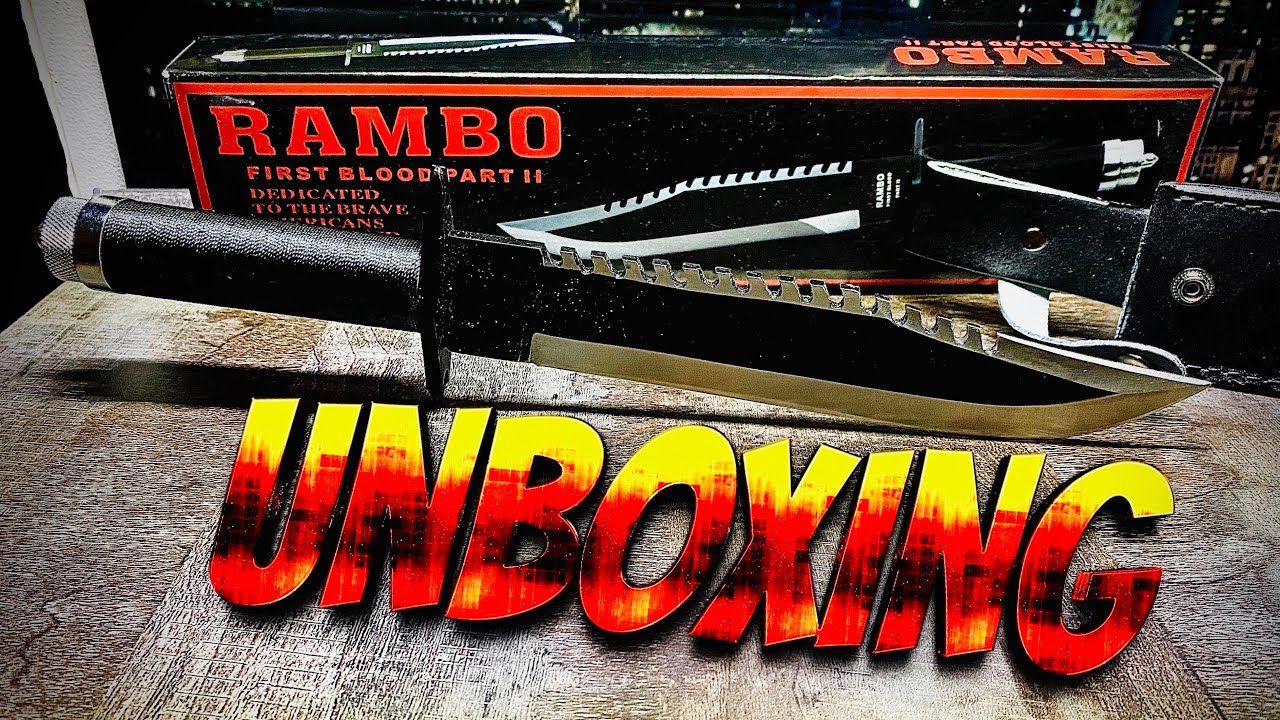 RAMBO KNIFE - FIRST BLOOD PART II - UNBOXING *CZ*