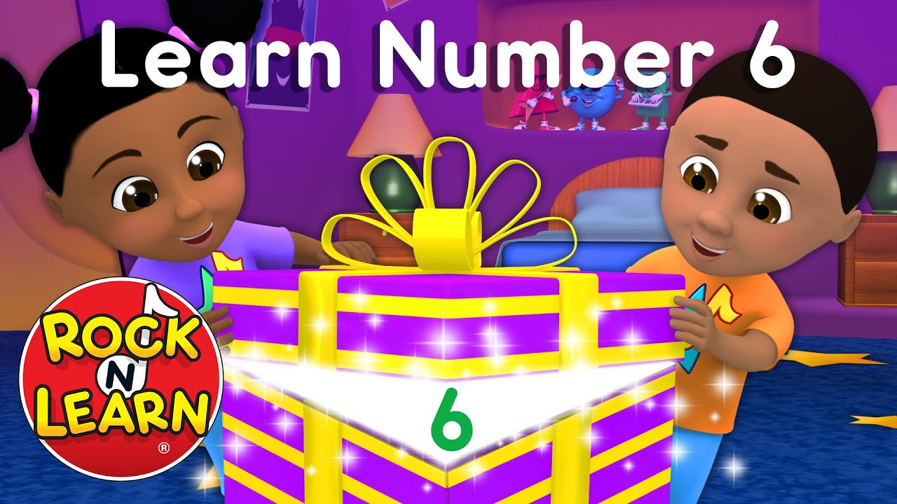 Learn About the Number 6 | Number of the Day: 6 | Learn Six with Manipulatives | Rock 'N Learn