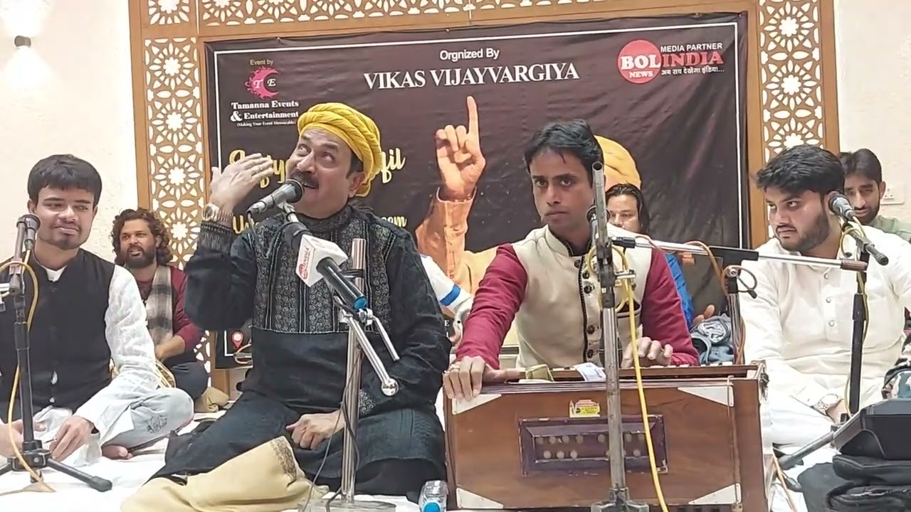 Ranjishon Ko Hawa Dijiye | Ustad Munawwar Masoom sahab | Tamanna Events - Bhopal Live
