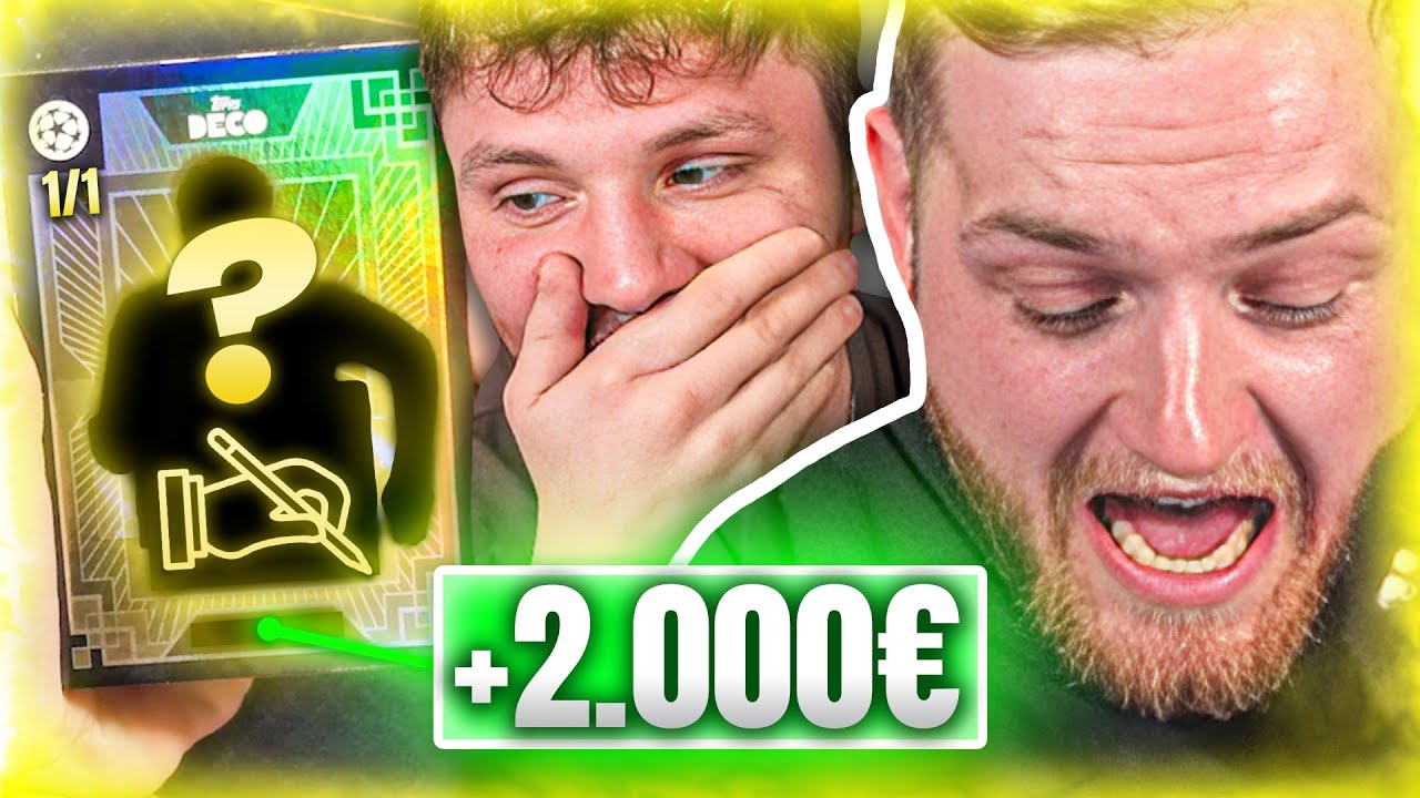 💸🥵DIESE KARTE GIBT ES NUR 1x AUF DER WELT! - 2.000€ FUßBALL PACK DUELL!