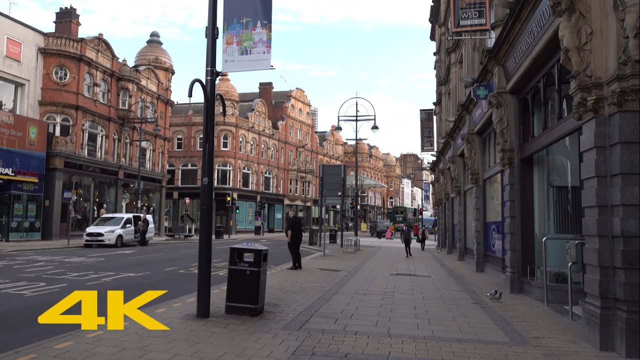 Leeds Walk: City Centre【4K】