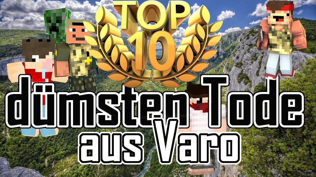 Die 10 d&uuml;mmsten und lustigsten Tode aus Minecraft Varo (1-4) - MPZ