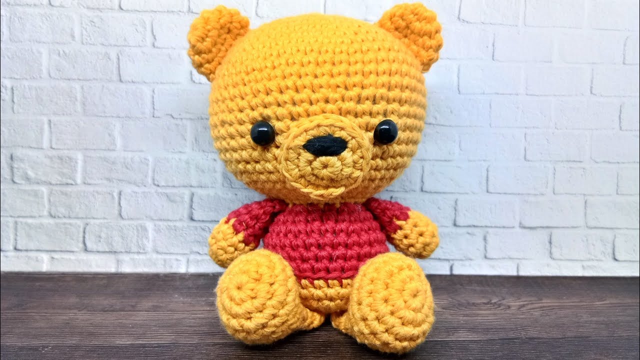 THE POOH BEAR | HOW TO CROCHET | AMIGURUMI TUTORIAL