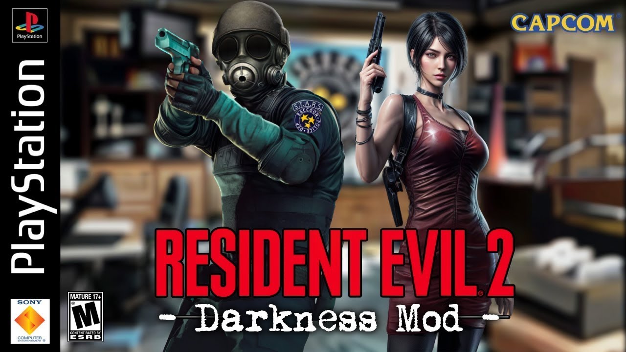 Resident Evil 2 Darkness mod [PS1]  Full Gameplay