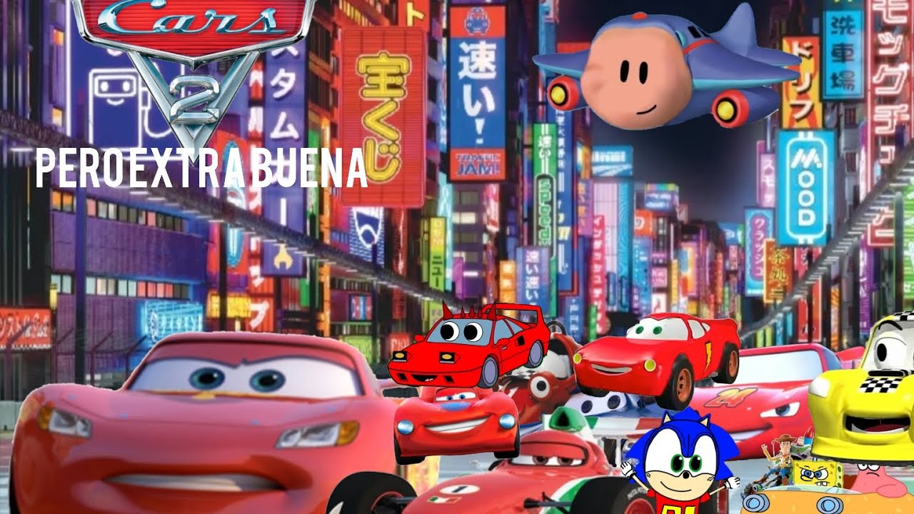 Cars 2 Pero Extra Buena Parte 1/3 (Carrera En Tokyo)