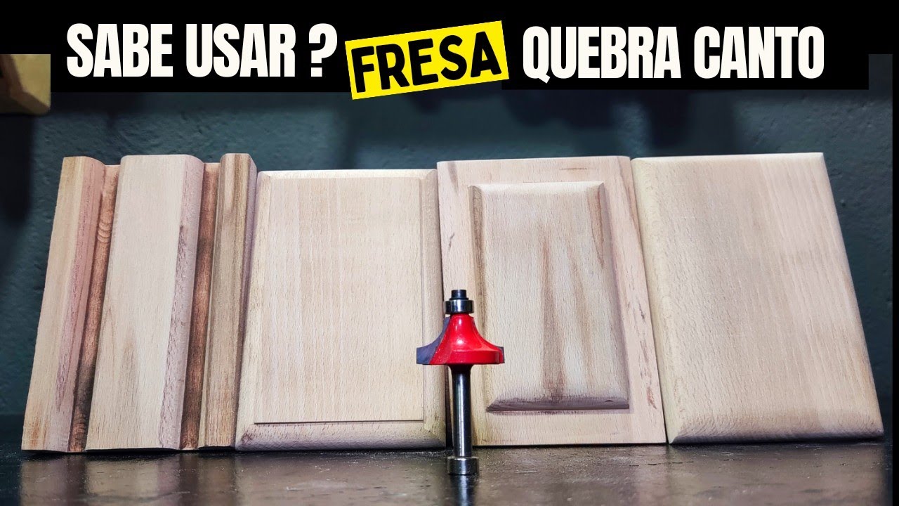 Papo de Fresas !!! #1 ( Fresa de Arredondar cantos).