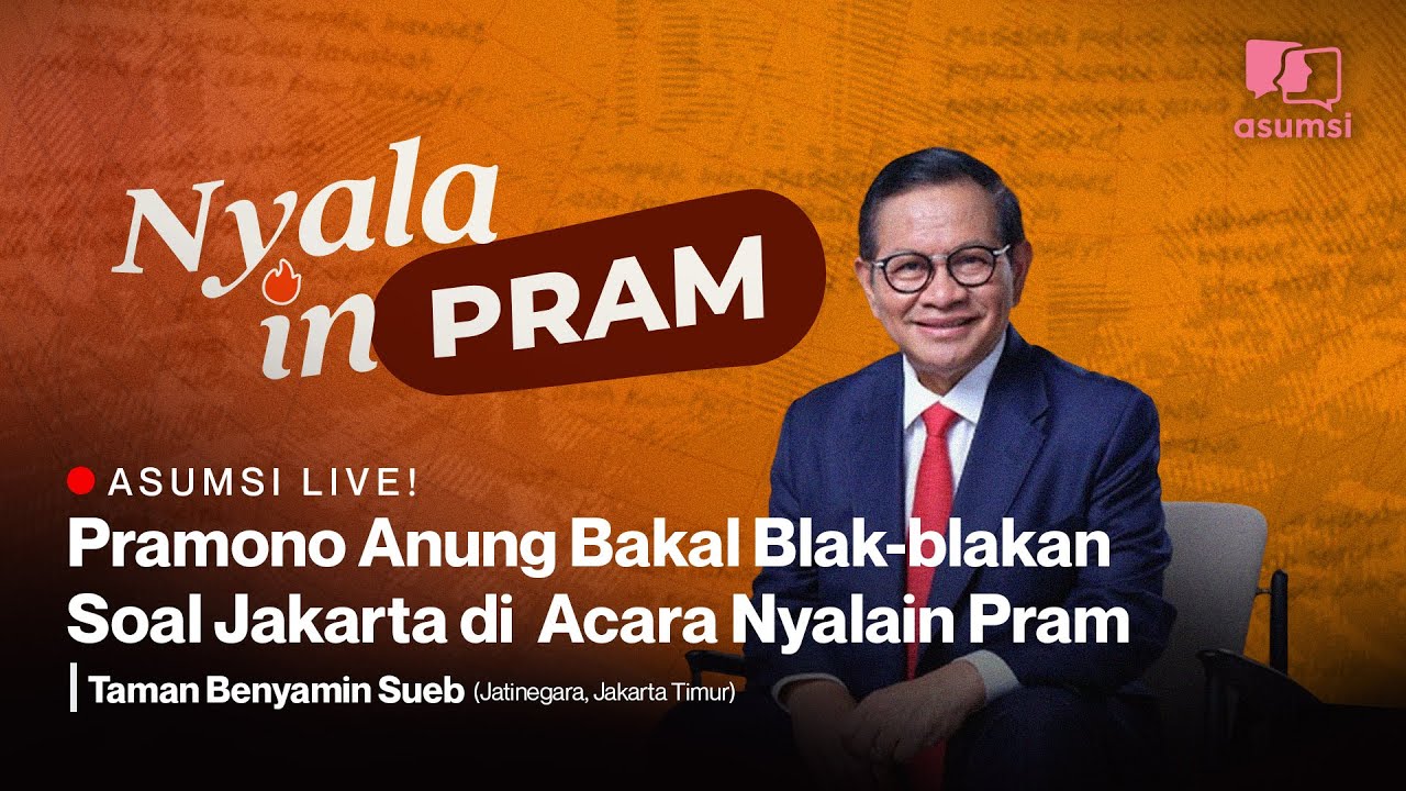 Pramono Anung Bakal Blak-blakan Soal Jakarta di Acara Nyalain Pram