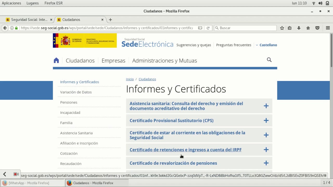 Cómo solicitar informe de vida laboral