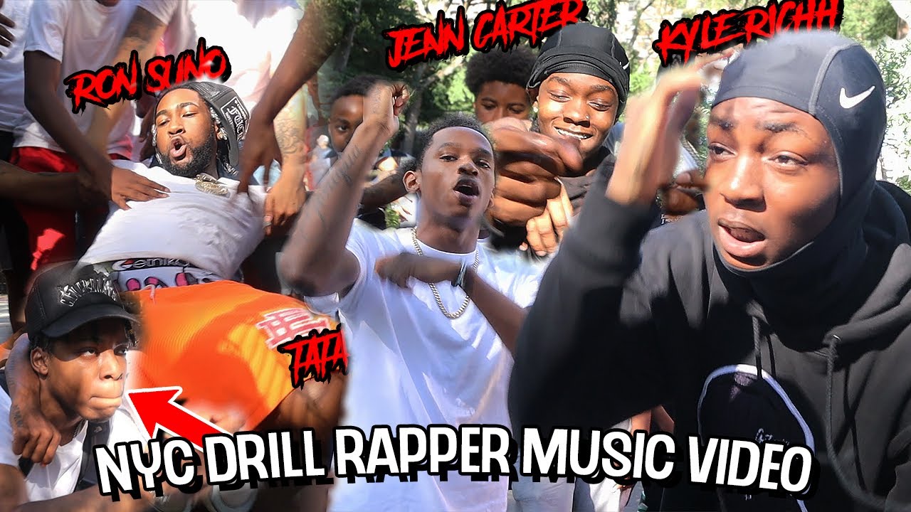 CRASHING NYC DRILL RAPPER MUSIC VIDEOS *WE GEEKED* Ft. Ron Suno, Kyle Richh, Jenn Carter & TaTa