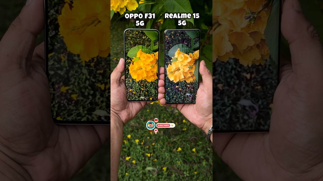 Oppo F31 5g Vs Realme 15 5g Camera Test #mobilepapa #shorts
