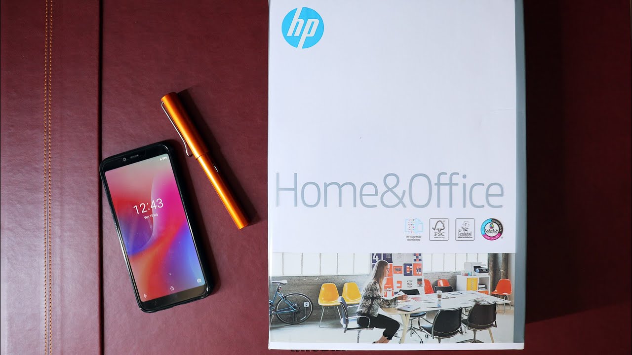 Carta HP home&office - prova stilografica