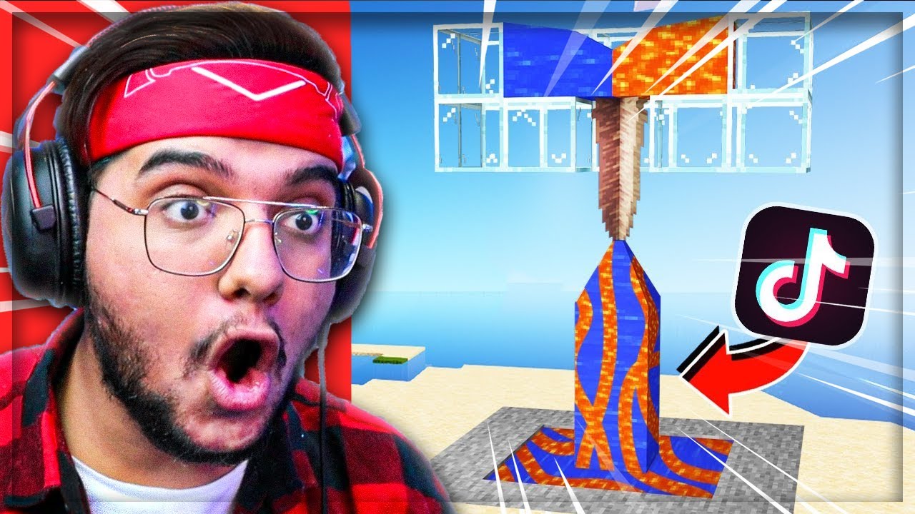 افضل خدع التيك توك في ماينكرافت !؟ 🔥😱|| 😱🔥MINECRAFT TIKTOK HACK